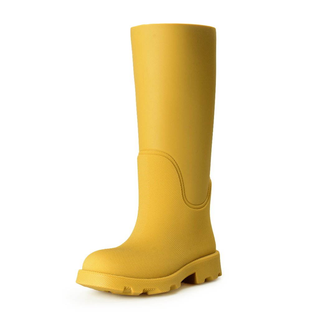 Burberry Women's "Marsh High" Manilla Rubber Rain Boots Shoes Us 6 Eur 36